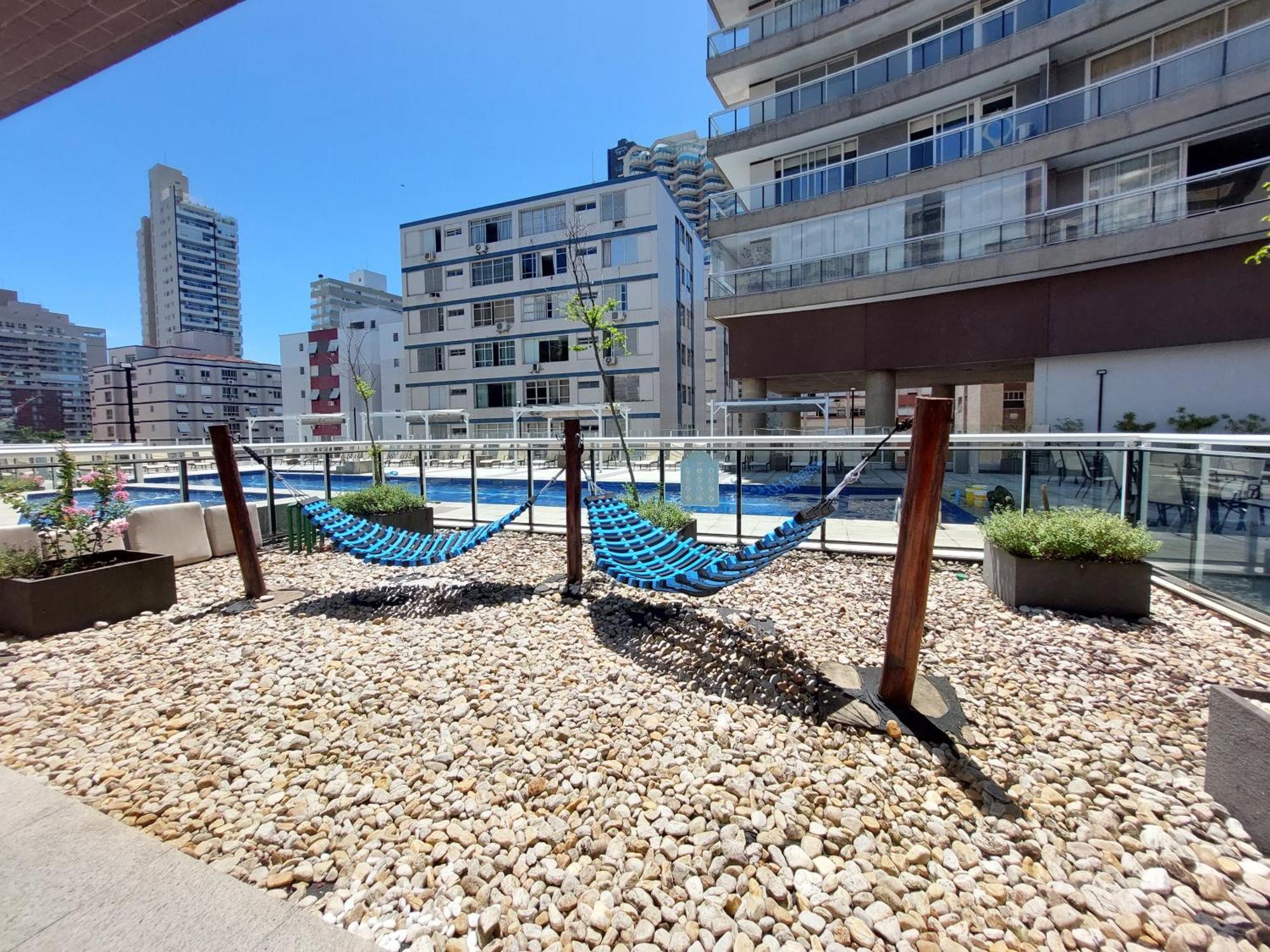 Apartamento Book Santos Unlimited 817 Elegancia Vista Mar Exterior foto