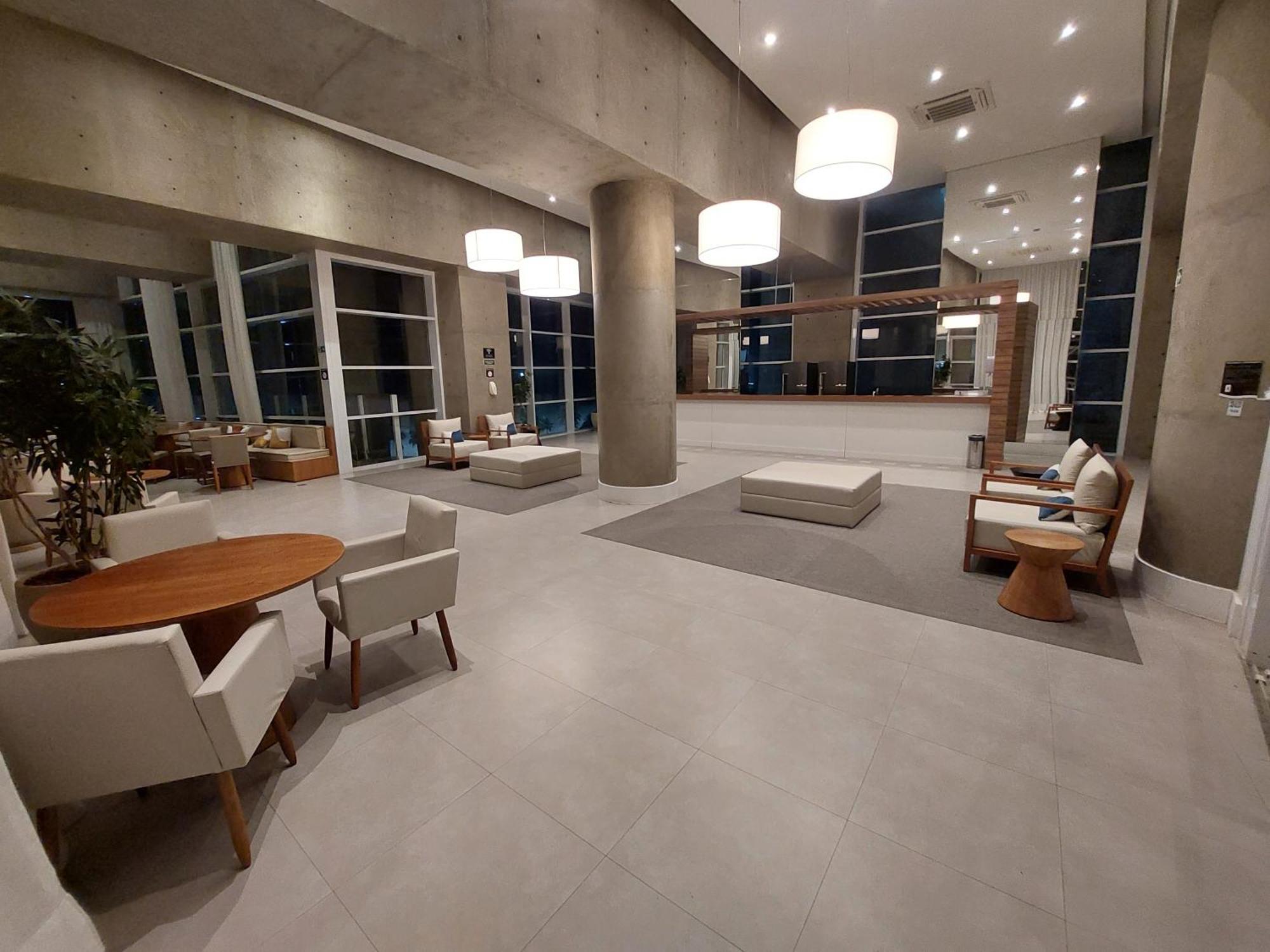 Apartamento Book Santos Unlimited 817 Elegancia Vista Mar Exterior foto