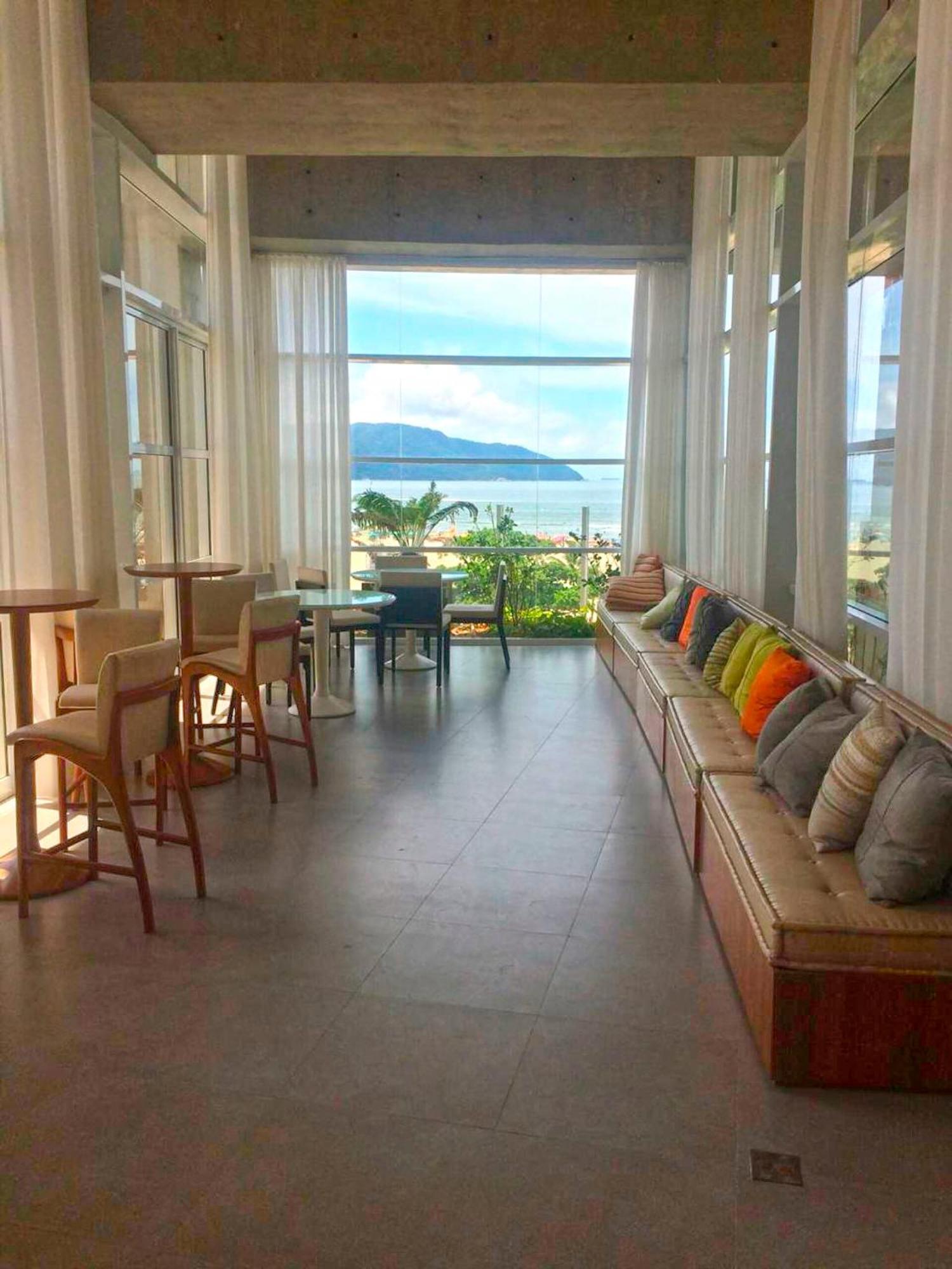Apartamento Book Santos Unlimited 817 Elegancia Vista Mar Exterior foto