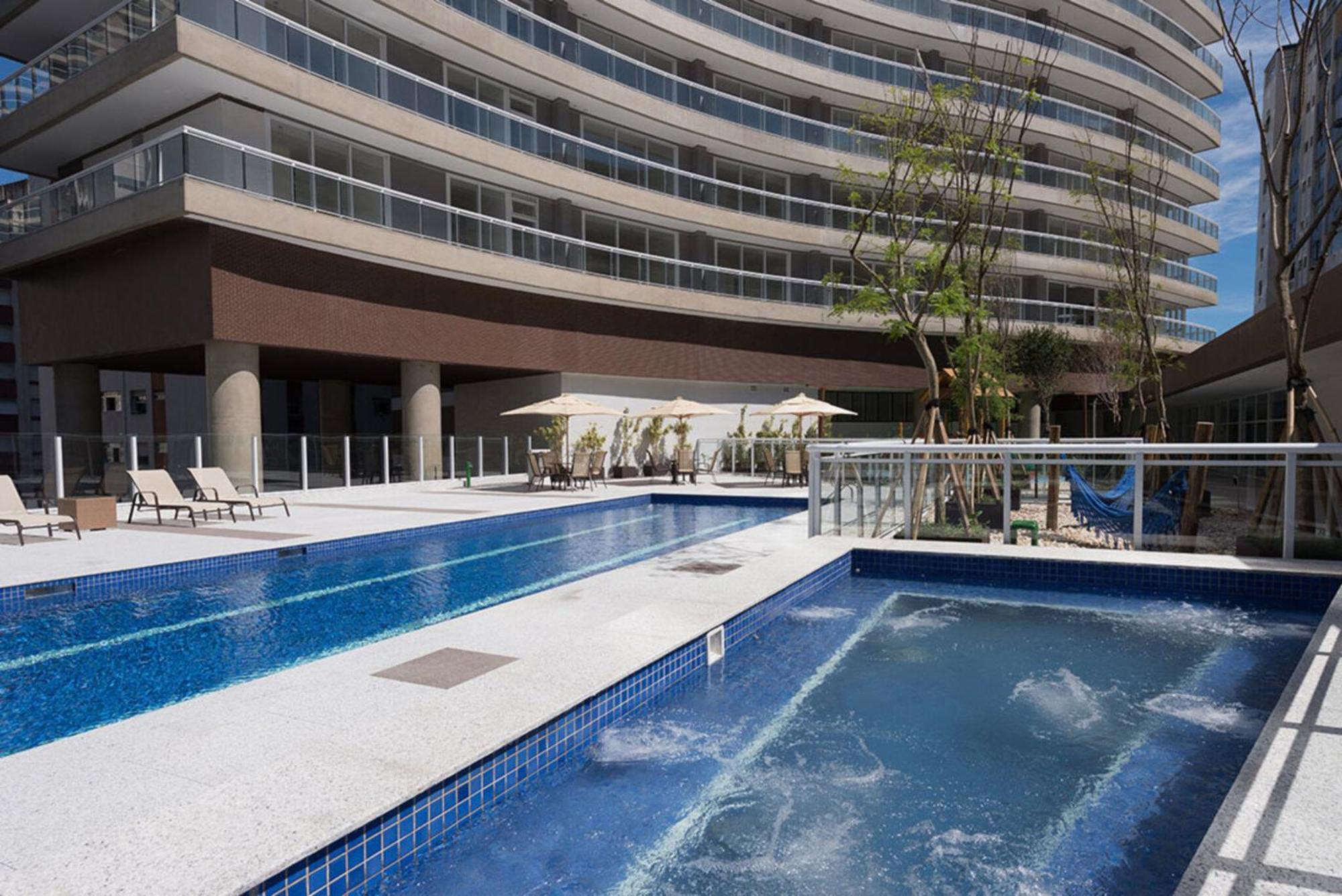 Apartamento Book Santos Unlimited 817 Elegancia Vista Mar Exterior foto